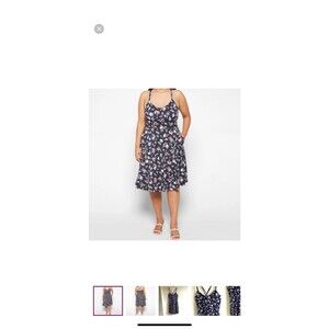 NWT Nine Britton Stitch Fix Angie Stretch Floral Knit Midi Dress Sz Medium #442